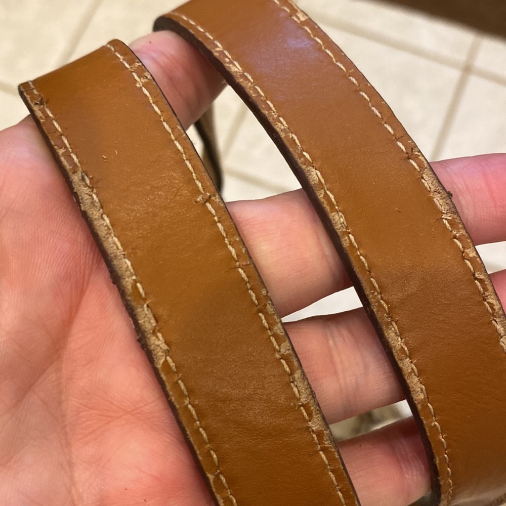 Fossil Tote, 14x13x5”, Canvas In Pre-Owned Good C… - image 3